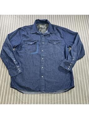 Teva Women's denim button up Blue Size XL